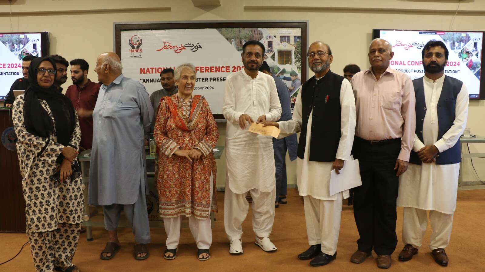 The 3-day National Conference 2024 Annual Project Poster Presentation ended at HANDS Head Office Karachi (4)