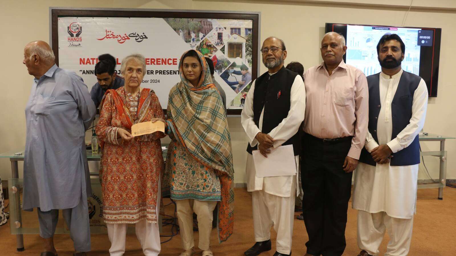 The 3-day National Conference 2024 Annual Project Poster Presentation ended at HANDS Head Office Karachi (9)