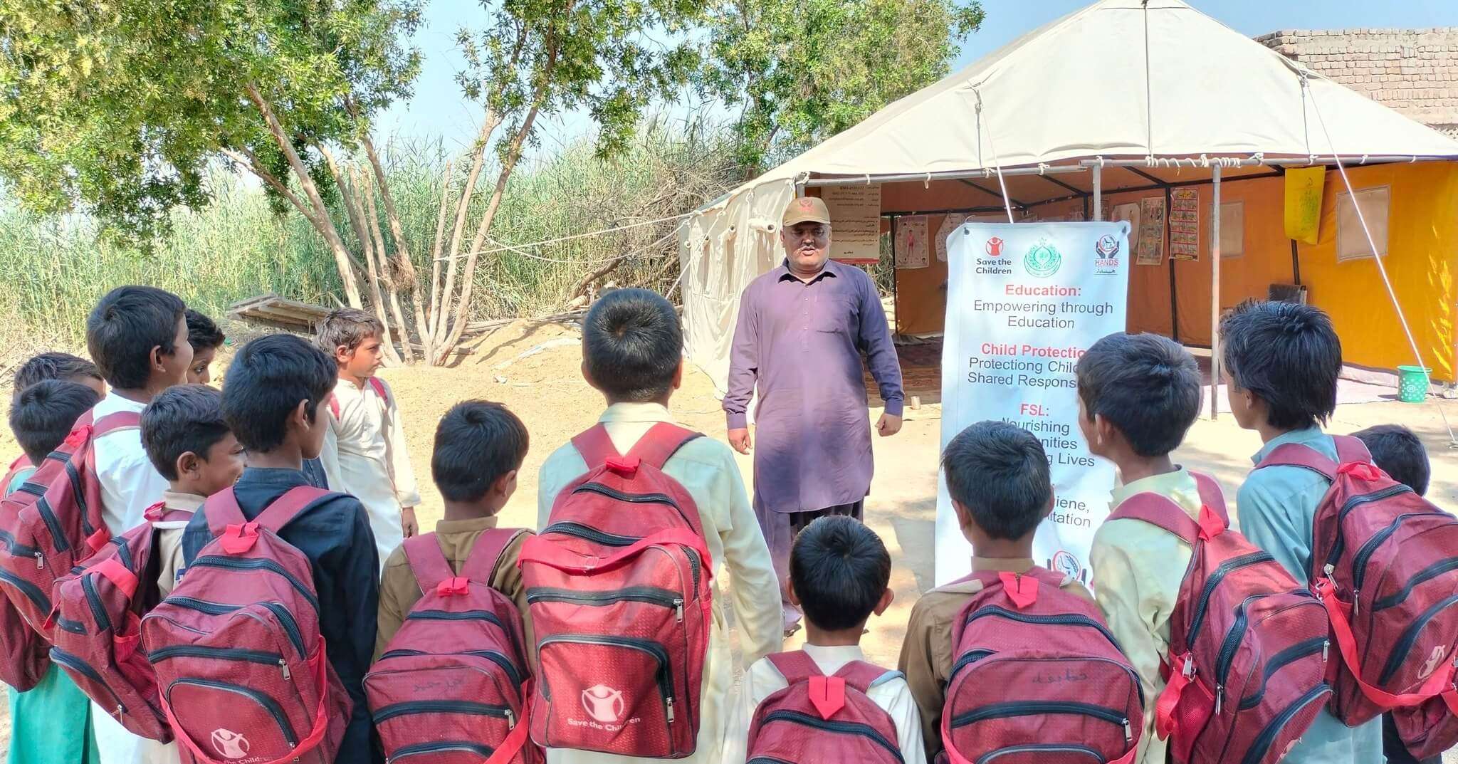 With the support of Save the Children International, has been providing in-kind assistance (6)