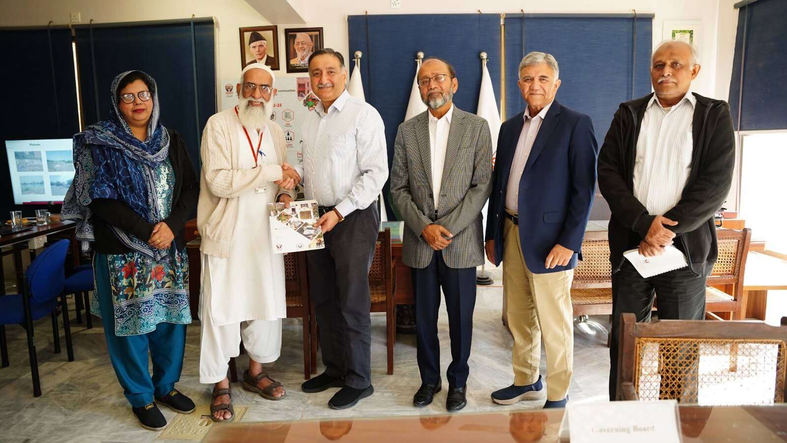 CE of HANDS Foundation has welcomed Admiral Asif Sandila, Chairman and Foad Amin Baig, CE of Moawin Foundation (1)