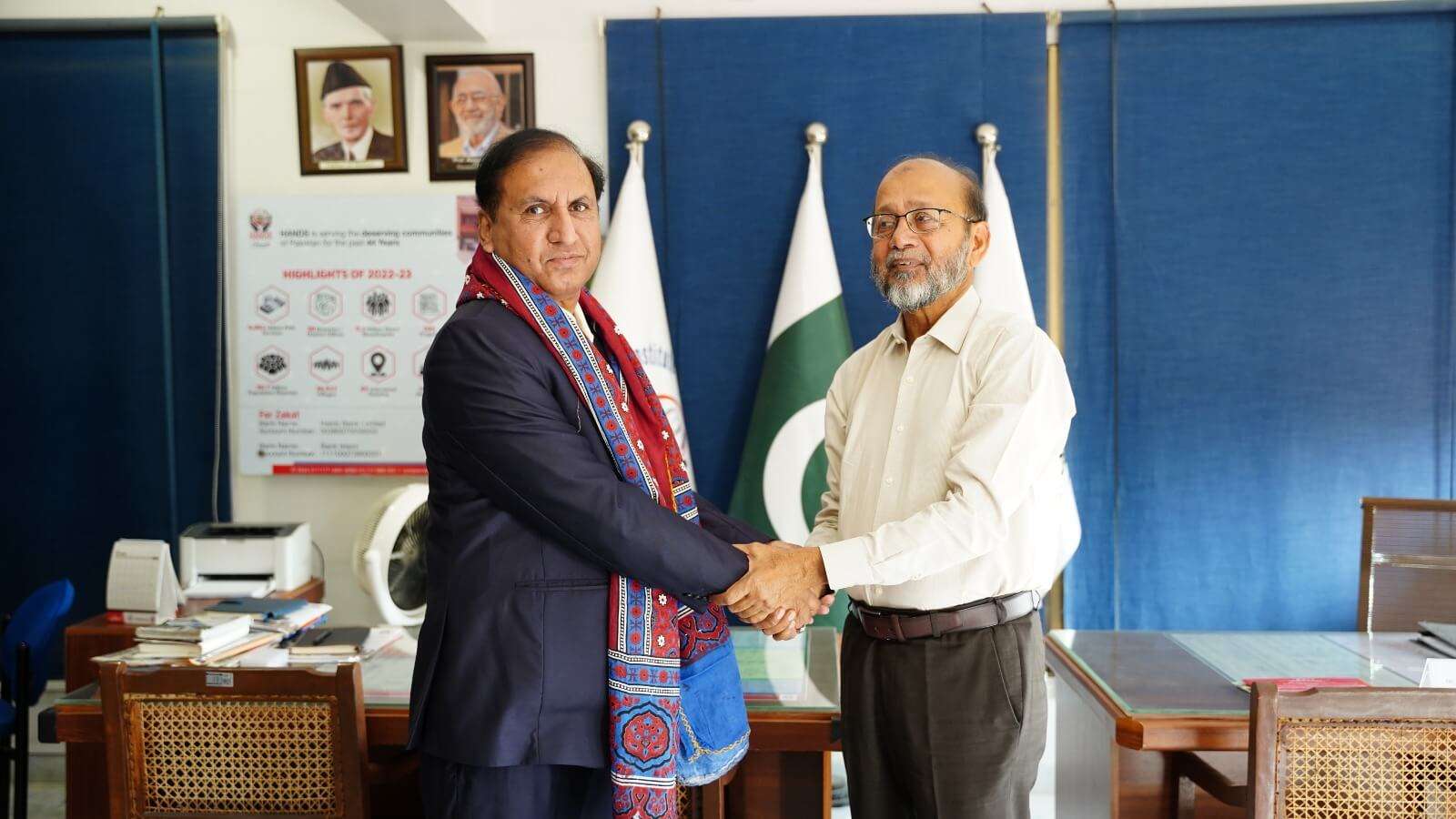 Honored to host Mr. Athar Hussain Mirani (Director General, Social Welfare Department, Govt. of Sindh) (2)