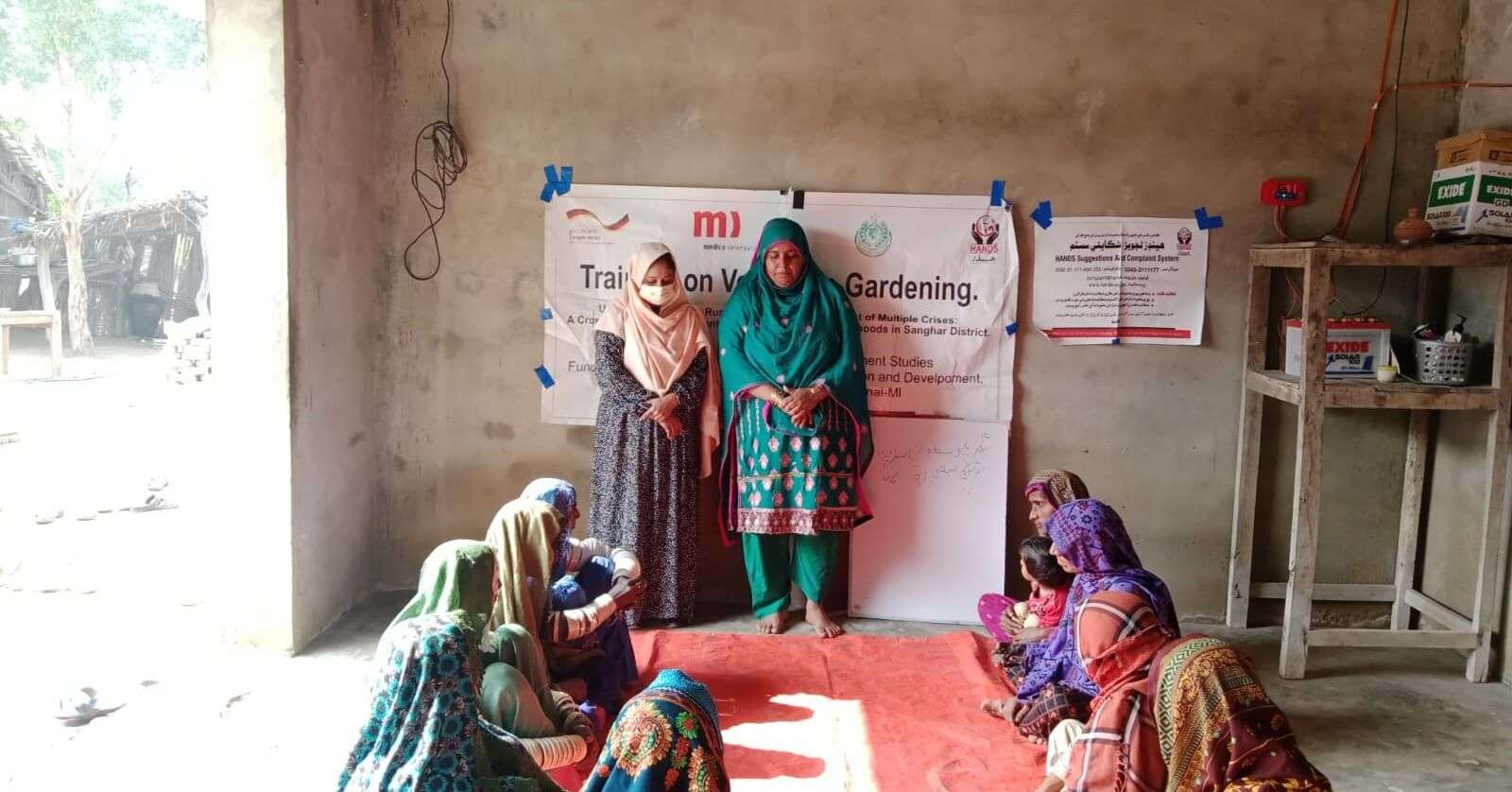 Our team has conducted targeted activities on vegetable gardening and Disaster Risk Reduction (DRR) sessions with community-based organizations (CBOs) (5)