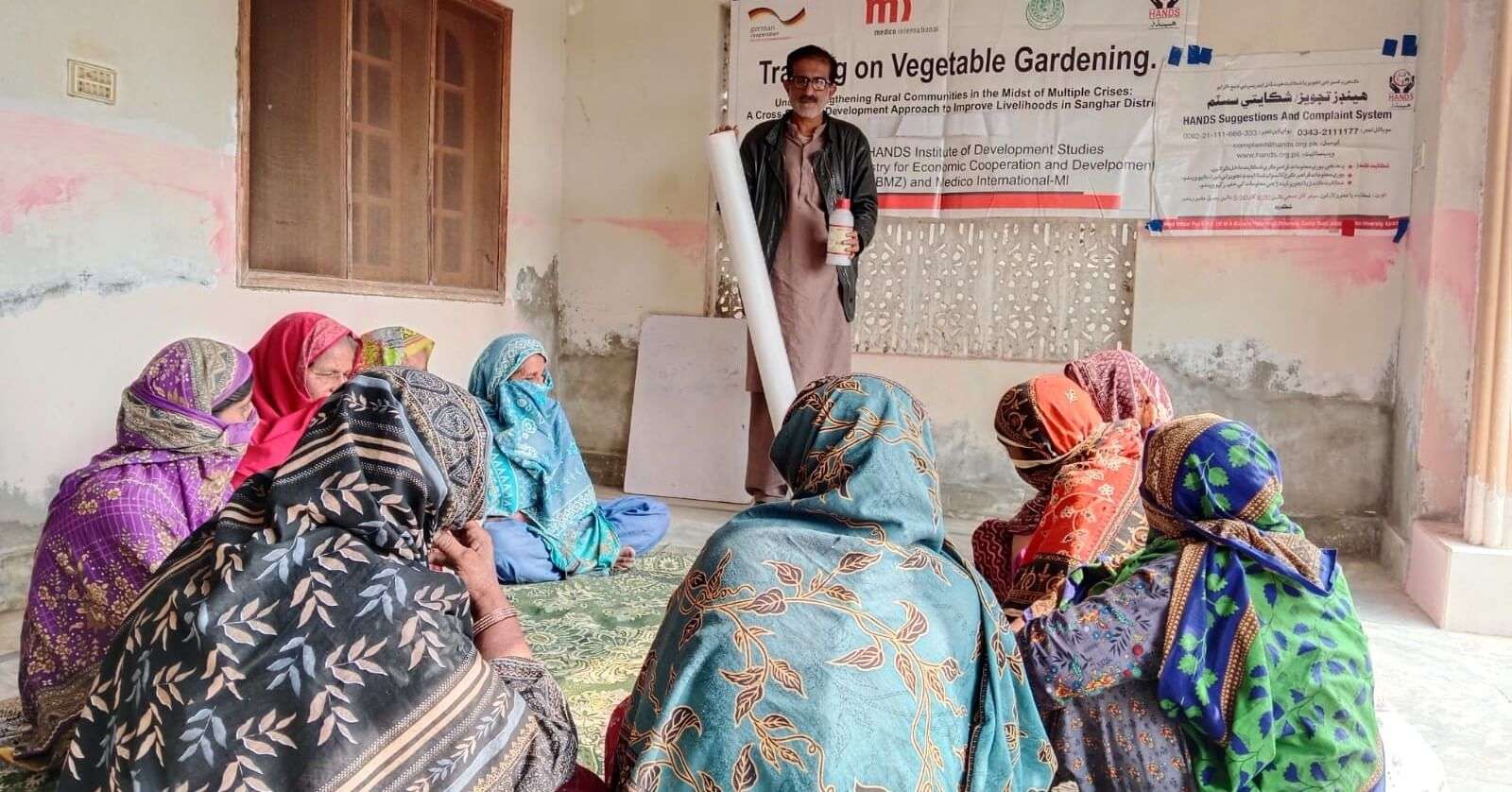 Our team has conducted targeted activities on vegetable gardening and Disaster Risk Reduction (DRR) sessions with community-based organizations (CBOs) (8)