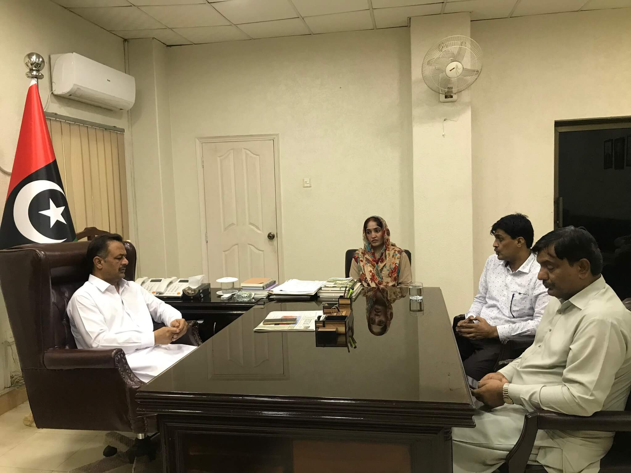 Our team met with the Advisor for Climate Change, Mr. Dost Muhammad Rahimon, and MNA Mr. Zulfiqar Behan (3)