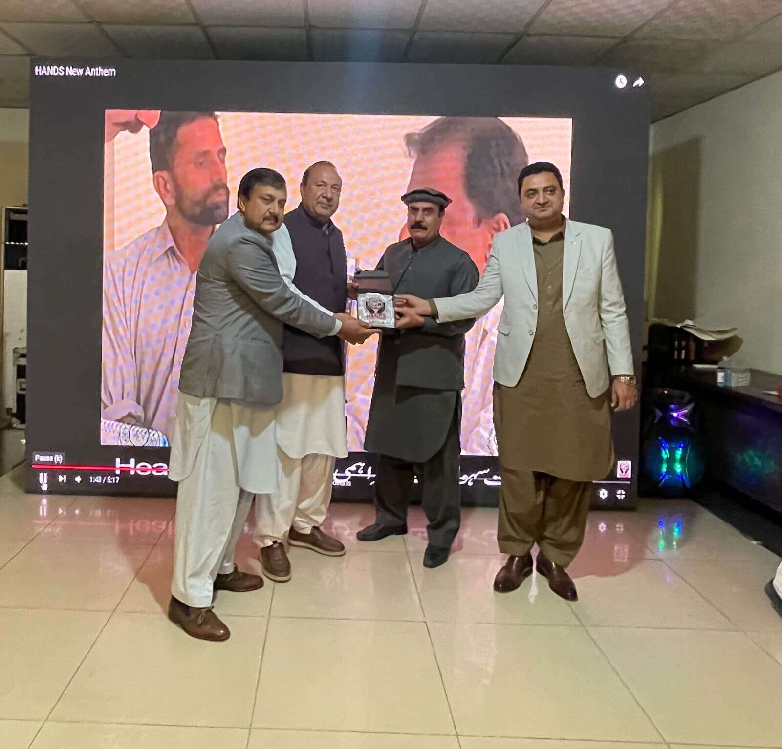 The HANDS Khyber Pakhtunkhwa Annual Poster and Award Distribution Ceremony was held on January 7, 2025, at Hotel Shelton, Peshawar (12)