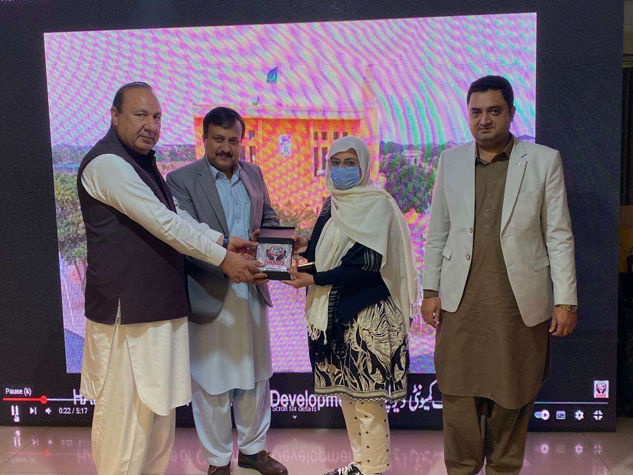 The HANDS Khyber Pakhtunkhwa Annual Poster and Award Distribution Ceremony was held on January 7, 2025, at Hotel Shelton, Peshawar (14)